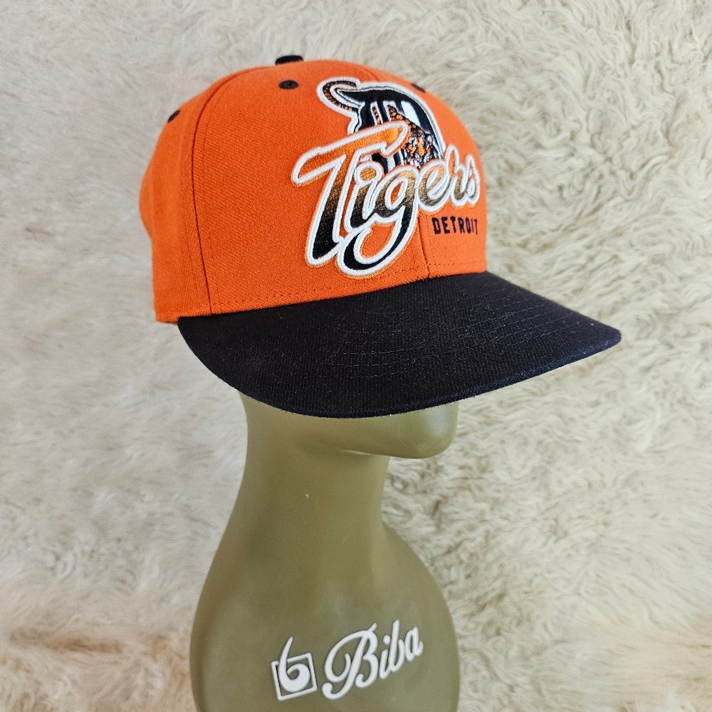 Forty Seven Brand Blue and Orange Detroit Tiger Snapback Baseball Hat
